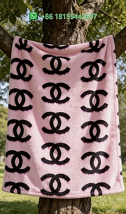 Chanel Throw Blankets